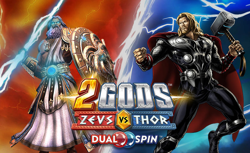 Релиз слота 2 Gods Zeus versus Thor от студии Yggdrasil с инновационной механикой Dual Spin