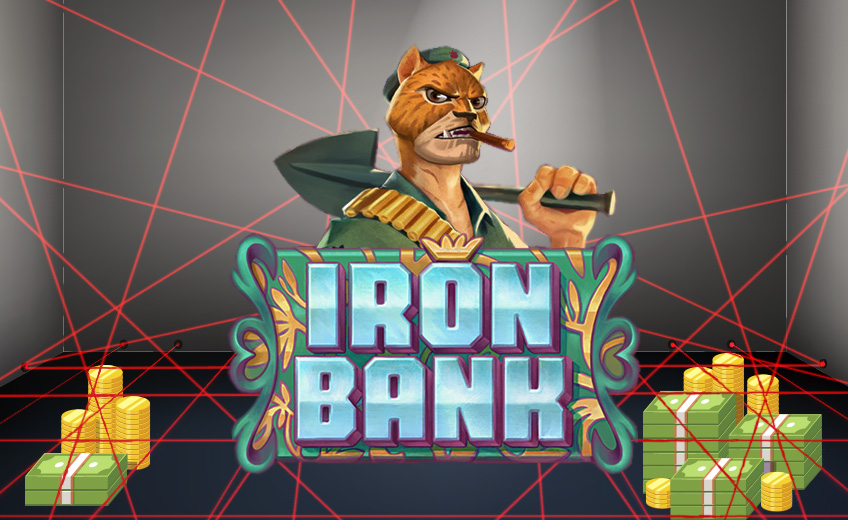 Впечатляющий продукт совместной работы Relax Gaming и CasinoGrounds – слот Iron Bank