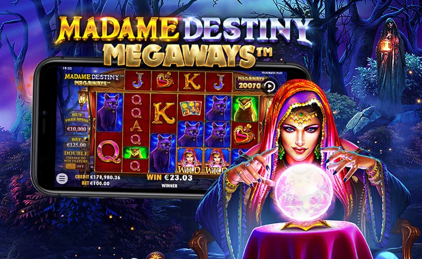 Новый слот Madame Destiny Megaways: множитель до ×25 и выигрыш ×5000 за спин