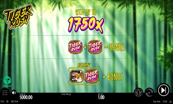 Скриншот 1 Tiger Rush